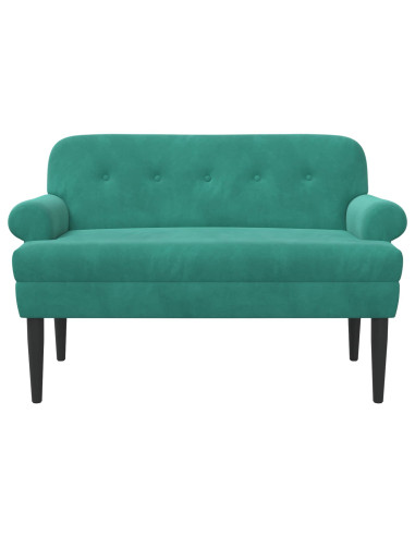 Loveseat con bottoni imbottiti Turchese 120 x 66 x 78 cm