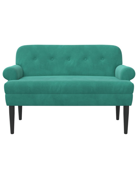 Loveseat con bottoni imbottiti Turchese 120 x 66 x 78 cm