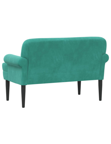 Loveseat con bottoni imbottiti Turchese 120 x 66 x 78 cm