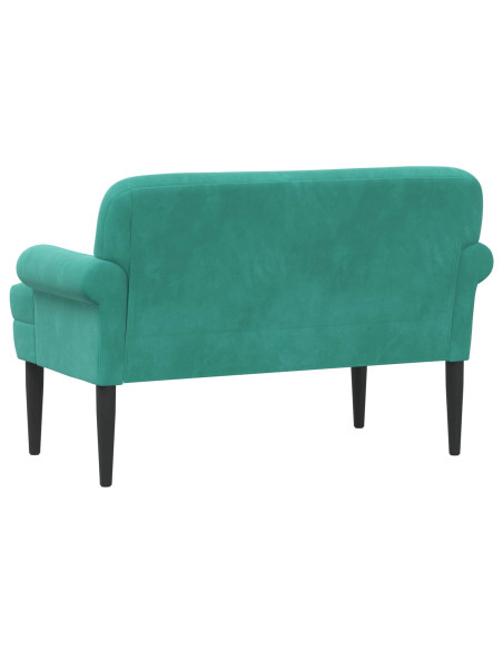 Loveseat con bottoni imbottiti Turchese 120 x 66 x 78 cm