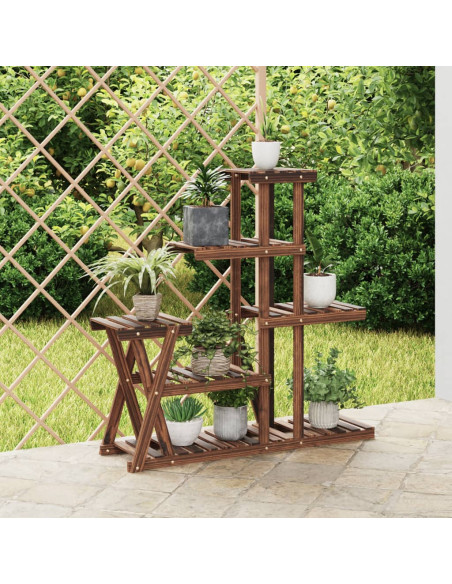 Portafiori 95x25x96 cm in Legno Massello di Abete