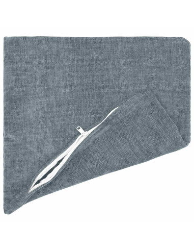 Federa 12 pcs HEERLEN Azzurro 40 x 40 cm Tessuto Chenille