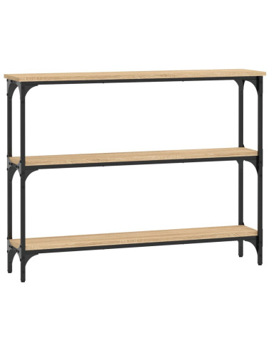 Tavolino Consolle Rovere Sonoma 100x22,5x75cm Legno Multistrato