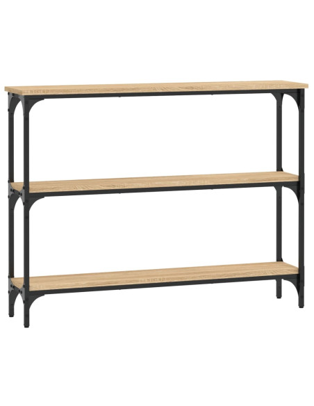 Tavolino Consolle Rovere Sonoma 100x22,5x75cm Legno Multistrato