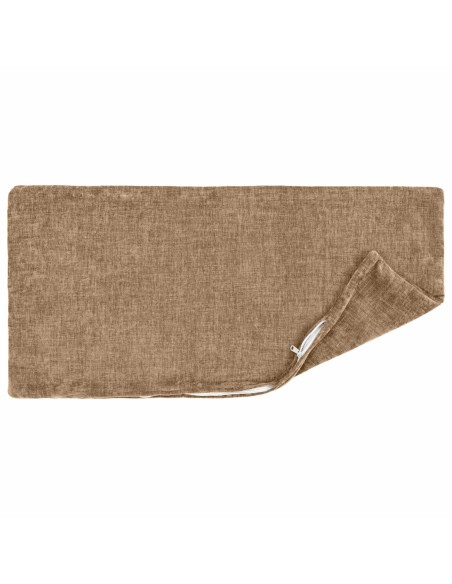 Federa 6 pcs HEERLEN Marrone 30 x 50 cm Tessuto Chenille