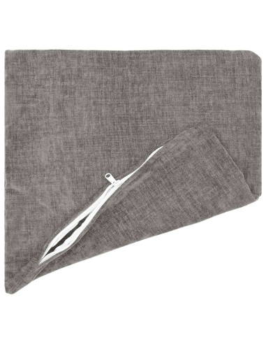 Federa 6 pcs HEERLEN Grigio Scuro 40 x 40 cm Tessuto Chenille