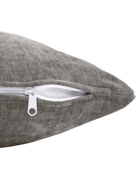 Federa 12 pcs HEERLEN Grigio Scuro 40 x 40 cm Tessuto Chenille