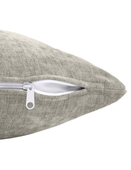 Federa 2 pcs HEERLEN Grigio Chiaro 40 x 40 cm Tessuto Chenille