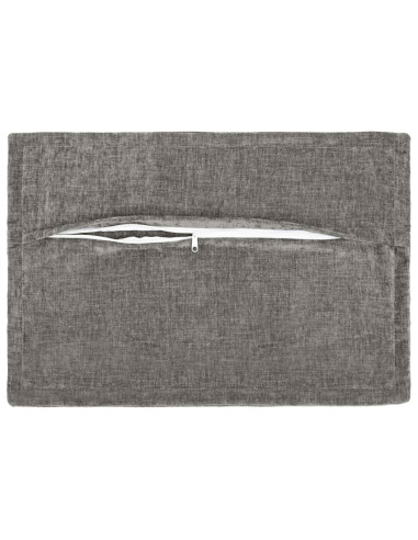 Federa 6 pcs HOUTEN Grigio Scuro 50 x 80 cm Tessuto Chenille
