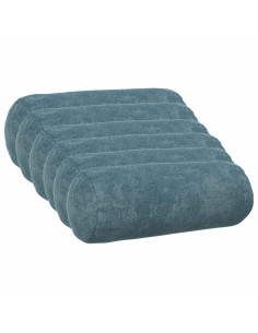 Federa 6 pcs HEERLEN Blu Ø 15 x 40 cm Tessuto Chenille