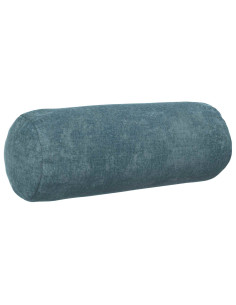 Federa 6 pcs HEERLEN Blu Ø 15 x 40 cm Tessuto Chenille 2
