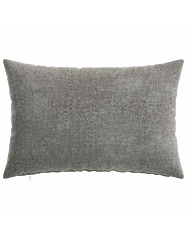 Federa 6 pcs HEERLEN Grigio Scuro 30 x 50 cm Tessuto Chenille
