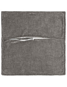 Federa 2 pcs HOUTEN Grigio Scuro 80 x 80 cm Tessuto Chenille 2