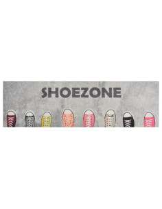 Tappeto da Cucina Lavabile Zona Scarpe 60x180 cm Velluto