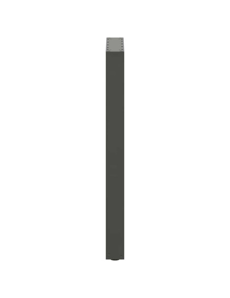 Gambe per tavolo da bar a forma di U 2 pz Antracite 50x(90-91) cm Acciaio