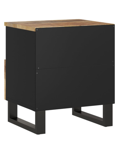 Comodini 2pz in Legno Massello di Mango e Legno Multistrato