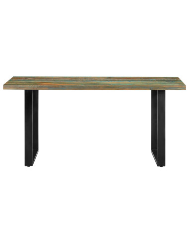 Tavolo da Pranzo 160x80x75 cm in Legno Massello di Recupero