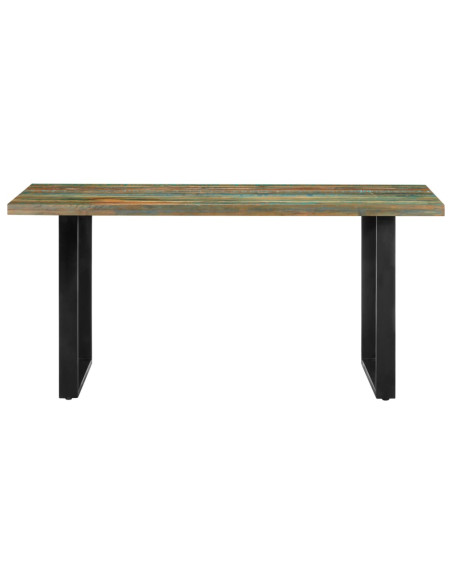 Tavolo da Pranzo 160x80x75 cm in Legno Massello di Recupero