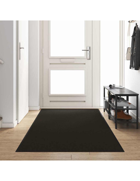 Tappetino Nero 120 x 350 cm 100% Poliammide