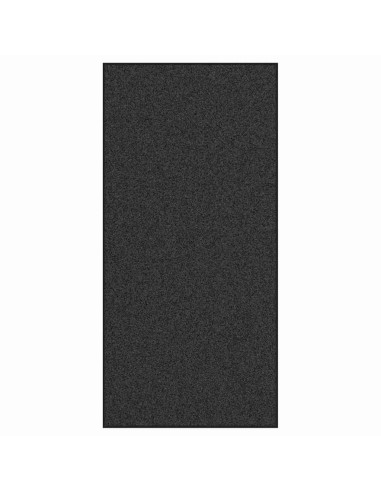 Tappetino Antracite e Nero 120 x 250 cm 100% Poliammide