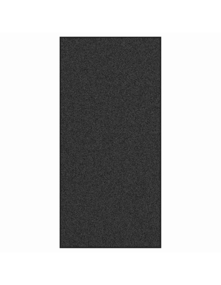 Tappetino Antracite e Nero 120 x 250 cm 100% Poliammide