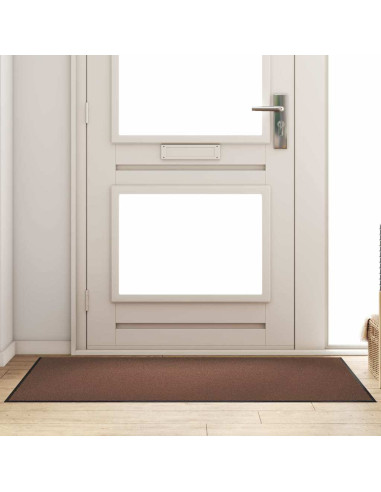 Tappetino Marrone e Nero 90 x 150 cm 100% Poliammide
