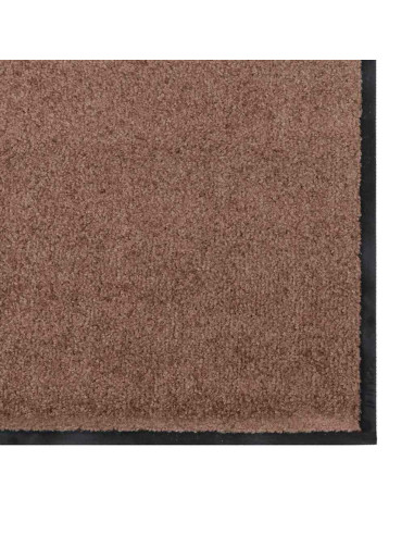 Tappetino Marrone e Nero 90 x 150 cm 100% Poliammide