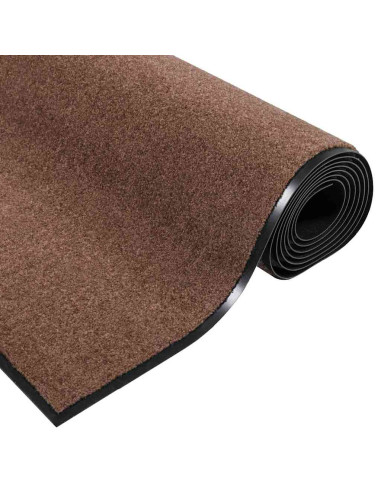 Tappetino Marrone e Nero 90 x 150 cm 100% Poliammide