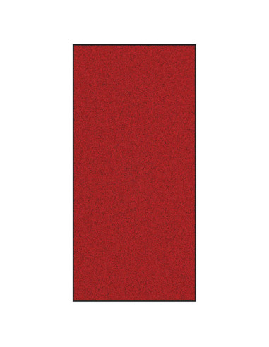 Tappetino Rosso e Nero 120 x 250 cm 100% Poliammide