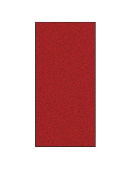 Tappetino Rosso e Nero 120 x 250 cm 100% Poliammide