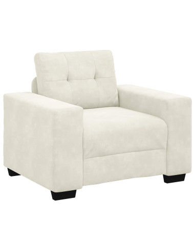 Set di divani 3 pcs Crema 221 x 80 x 80 cm Velluto
