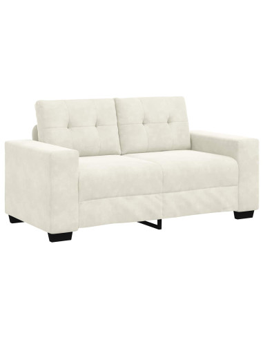 Set di divani 3 pcs Crema 221 x 80 x 80 cm Velluto