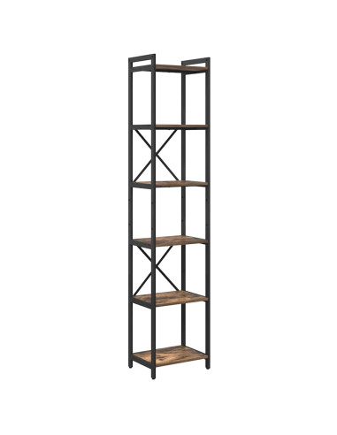 Libreria Rovere fumé 40 x 30 x 189,5 cm Legno multistrato