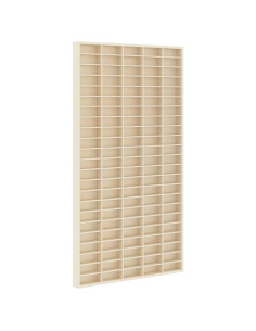 Vetrina a muro Beige 50 x 4,5 x 96 cm Legno multistrato