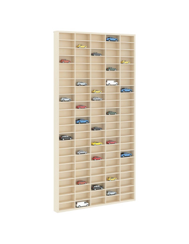 Vetrina a muro Beige 50 x 4,5 x 96 cm Legno multistrato