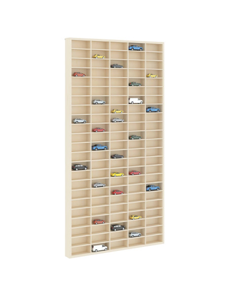 Vetrina a muro Beige 50 x 4,5 x 96 cm Legno multistrato