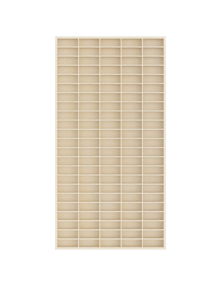 Vetrina a muro Beige 50 x 4,5 x 96 cm Legno multistrato