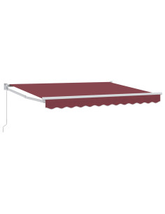 Tenda retrattile Borgogna 3 x 2 m 100% Poliestere e Alluminio