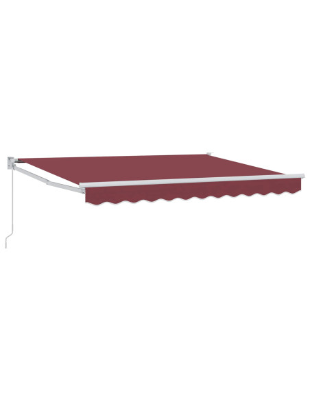 Tenda retrattile Borgogna 3 x 2 m 100% Poliestere e Alluminio