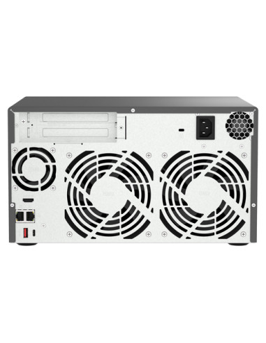 QNAP TVS-h874 NAS Tower Intel® Core™ i7 32 GB DDR4 0 TB QuTS hero Nero