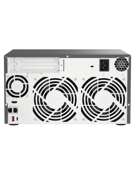 QNAP TVS-h874 NAS Tower Intel® Core™ i7 32 GB DDR4 0 TB QuTS hero Nero