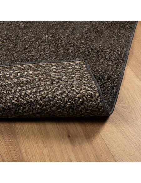Tappeto ZIZUR Antracite 160x230 cm Aspetto Iuta Interni Esterni