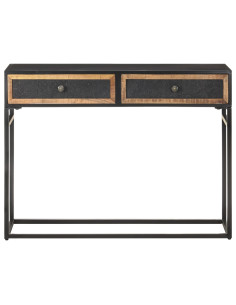 Tavolo Consolle 100x35x75 cm in Legno Massello di Mango