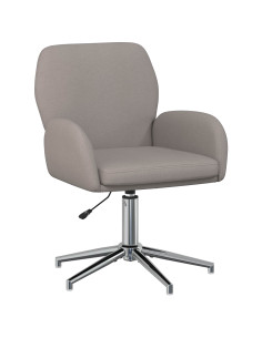 Sedia da scrivania girevole 54 x 58 x 90 cm Tortora Tessuto 2