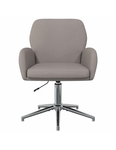 Sedia da scrivania girevole 54 x 58 x 90 cm Tortora Tessuto