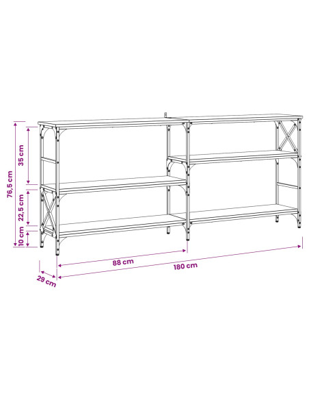 Tavolo consolle metallo PB
