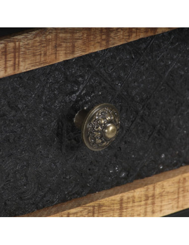 Tavolo Consolle 100x35x75 cm in Legno Massello di Mango
