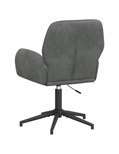 Sedia da scrivania girevole 54 x 55 x 90 cm Grigio Scuro