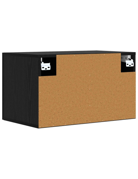 Armadietto a muro Rovere nero 60 x 36,5 x 35 cm