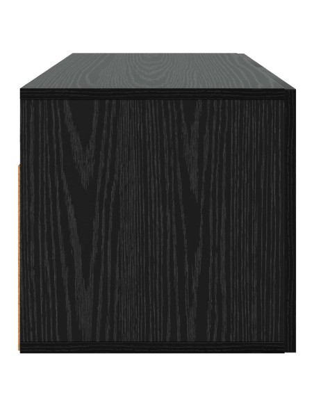 Armadietto a muro Rovere nero 100 x 36,5 x 35 cm